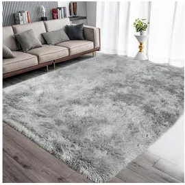 luxuskollektion Teppich Grau/Weiß 140 x 200 cm