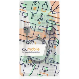 kwmobile USB Kabel Charger kompatibel mit Garmin vivosmart 4 Ladekabel - Smart Watch Ersatzkabel - Fitnesstracker Aufladekabel in Schwarz