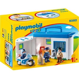 Playmobil 1.2.3 Meine Mitnehm-Polizeistation 9382