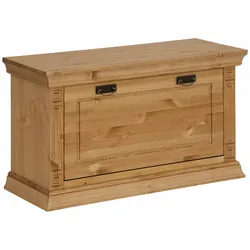 Schuhbank HOME AFFAIRE "Vinales", beige (natur), B:96cm H:55cm T:39cm, Massivholz, Sitzbänke