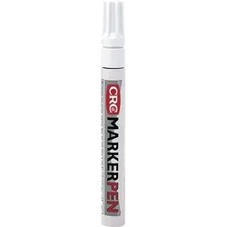 Crc Permanentmarker MARKERPEN weiß Strich-B.1-4,5mm Schreibspitze wasserfest