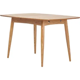 miliboo Esstisch ausziehbar Esche naturell L130-160 NORDECO