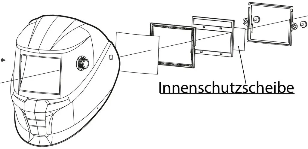 ESAB Innenschutzscheibe für Schweißerschutzhelm Savage A40 (Air)