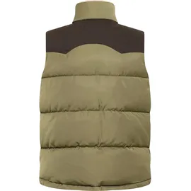 Mustang Kurzweste "Herren Style Dublin", Herren, Gr. M, olivgrün, Web, 100% Polyester, regular fit, Westen