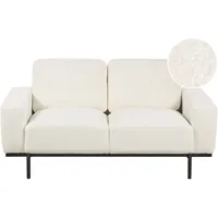 Beliani Beliani, Sofa Bouclé cremeweiß Sovik