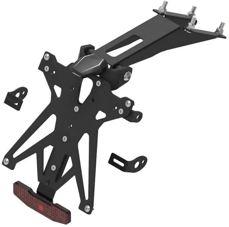 Lightech Ktarkt107 A1 Kennzeichenhalter Mit Licht - Black - One Size
