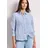 STREET ONE Hemdbluse mit Streifen Muster Blau 42