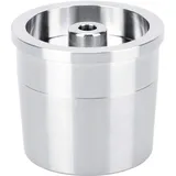 Wiederverwendbarer Kaffeefilter, Edelstahl Kapselkaffeefilter, Wiederverwendbare Kapselhülle Fit für Illy Machine