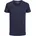 SLIM FIT BASIC TEE V-NECK blau XL