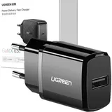 UGREEN 2.1a Telefonladegerät, Schwarz,