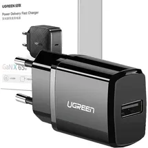 UGREEN 2.1a Telefonladegerät, Schwarz,