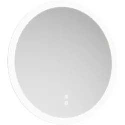 burgbad Ilo Spiegel mit LED-Beleuchtung Ø 75 cm, Spiegel,