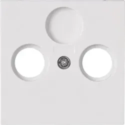 Kopp 373529188 ATHENIS - Antennen-Abdeckung TV/RF, Farbe: reinweiß