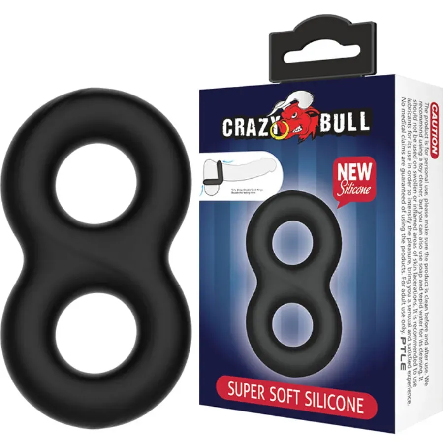 CRAZY BULL - DOPPELTER MEDIZINISCHER SILIKONRING