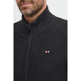 FQ1924 FQVillum Herren, Strickjacke Cardigan Feinstrick mit hochabschließendem Kragen, Größe:XL, Farbe:Charcoal mix), (200278) | XL