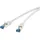 Renkforce RF-4145286 RJ45 Patchkabel CAT 6a S/FTP 3.00 m Grau mit Rastnasenschutz, Flammwidrig 1 St.