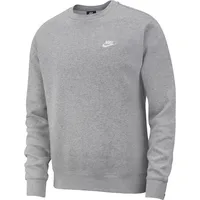 Nike Sportswear Club Fleece Crew Sweatshirt Herren dk grey heather/white XXL