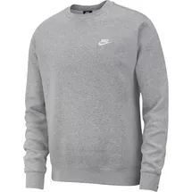 Nike Sportswear Club Fleece Crew Sweatshirt Herren dk grey heather/white XXL
