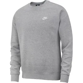 Nike Sportswear Club Fleece Crew Sweatshirt Herren dk grey heather/white XXL