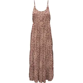Only Spaghettikleid Sommerkleid Braun L