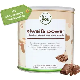 Strunz For You Eiweiß Power Chocolat Noir Pulver  750 g