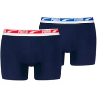 Puma Everyday Multi Logo Boxer Navy Combo L 2er Pack