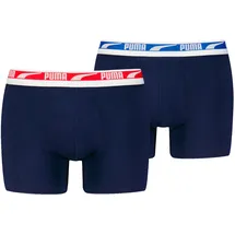 Puma Everyday Multi Logo Boxer Navy Combo L 2er Pack