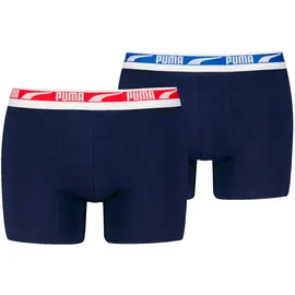 Puma Everyday Multi Logo Boxer Navy Combo L 2er Pack
