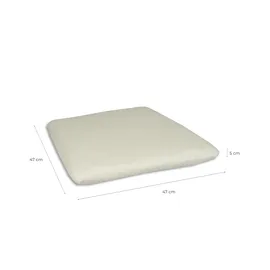 GO-DE Sitzkissen 47 x 47 x 5 cm beige 1 St.