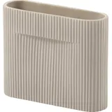 Muuto Ridge Vase 16,5 cm, beige