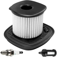 jalleria Bg86 Luftfilter-set Für Stihl Bg86c, Bg86, Sh86, Sh86c, Bg56 Laubbläser Hd2 (luftfilter-ersatzteilenummern: 42411404400, 42411404403, 42411404404) Inklusive Zündkerze Und Kraftstofffilter