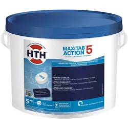 5 kg HTH Pool  Multitabs Maxi 200g - ACTION 5