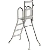 Eichenwald Poolleiter Sicherheits-Hochbeckenleiter klappbar Beckenhöhe 1,20m/1,20m 4 Stufen