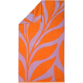 VOSSEN Ocean Leaf Strandtuch 100 x 180 cm orange