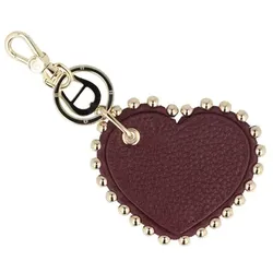 AIGNER Fashion Schlüsselanhänger Leder 7.5 cm  rot