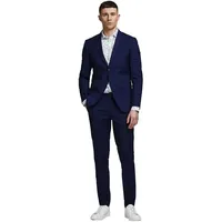 JACK & JONES Franco Anzug - Medieval Blue / Super Slim Fit - 48