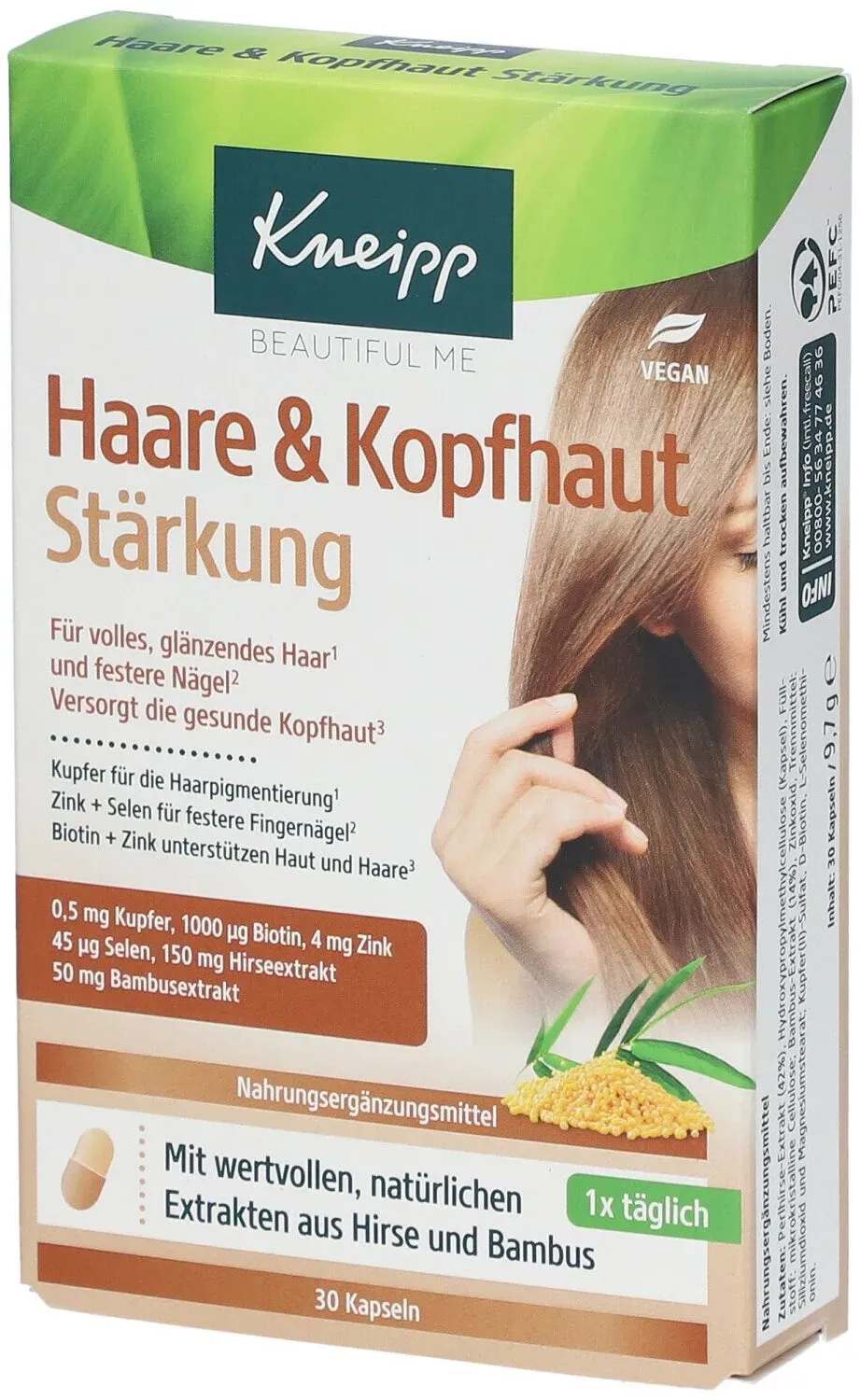 Preisvergleich Produktbild Kneipp Haare & Kopfhaut Stärkung Kapseln 30 St