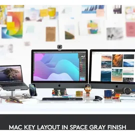 Logitech MX Keys für Mac Wireless Tastatur US 920-009558