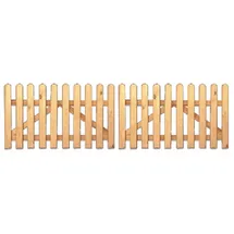 Tetzner & Jentzsch Gartentor gerade 300 x 100 cm Grün/Holz