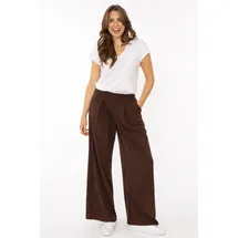 Zwillingsherz Bundfaltenhose Braun S/M