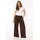 Zwillingsherz Bundfaltenhose Braun S/M
