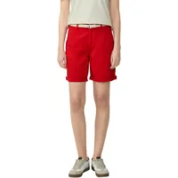 S.Oliver - Shorts mit geflochtenem Gürtel rot, 40