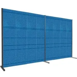 Kappes Trennwand RasterPlan Doppelfeld 180° H2000 mm RAL 5010 Ausstattung 3 LP