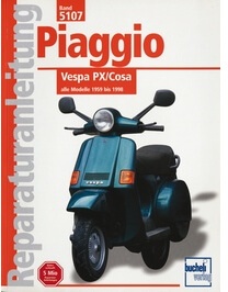 Motorbuch Vol. 5107 Rep. Instructies Vespa PX-COSA, 59-98