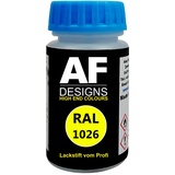 Alex Flittner Designs Lackstift RAL 1026 LEUCHTGELB glänzend 50ml schnelltrocknend Acryl