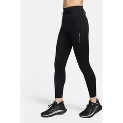 NIKE Damen Tights Trail Go Firm-Support, BLACK/DK SMOKE GREY/DK SMOKE GREY, M