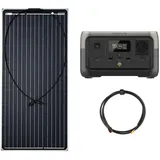 ECOFLOW River 2 0% MwSt §12 III UstG 256Wh Portable Powerstation mit 100W Solarp...