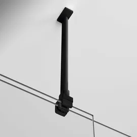 Hüppe Xtensa Deckenanbindung Black Edition