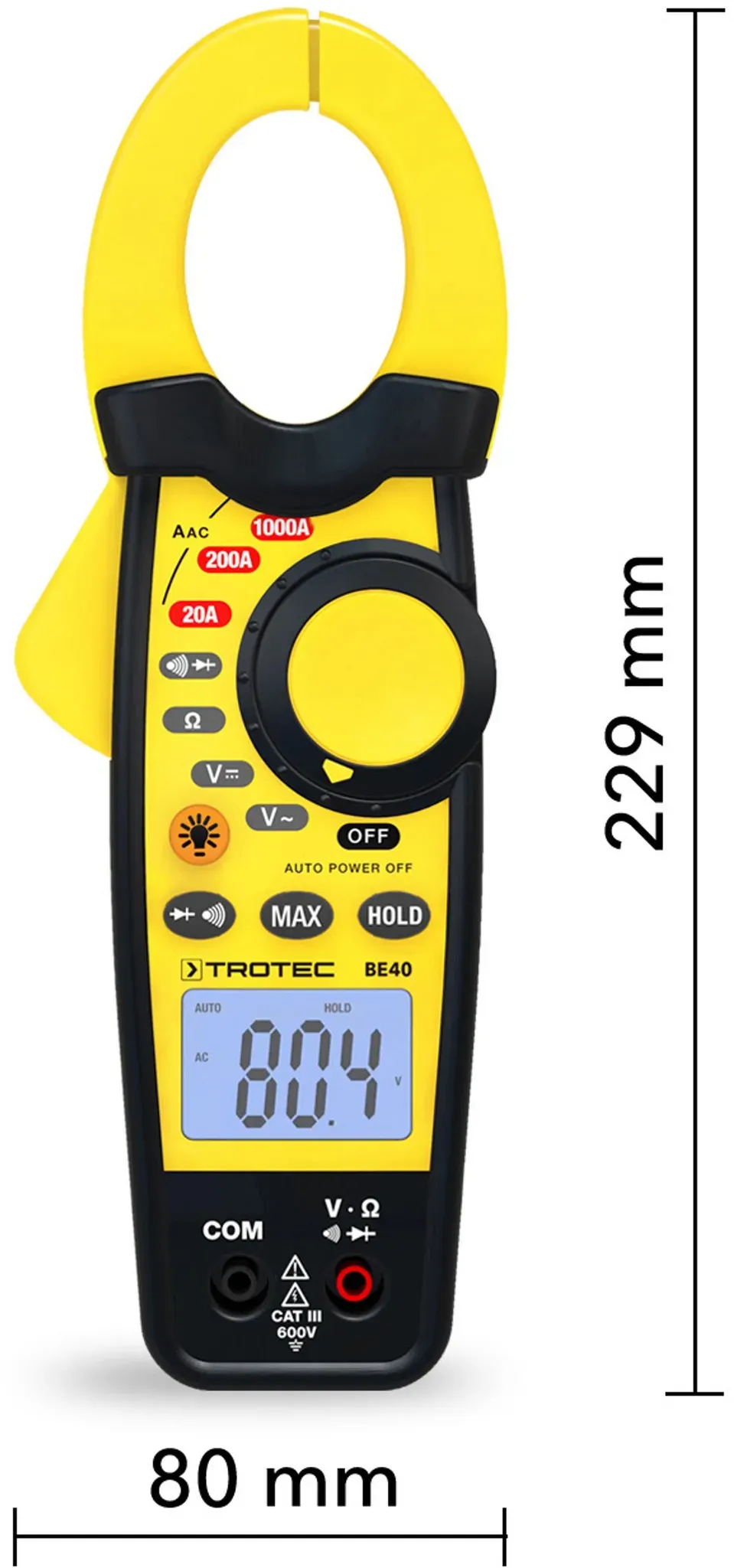Trotec Pince ampèremétrique BE40