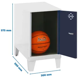 simonlocker montadas Simonrack Mini-schrank Weiß Und Anthrazit 575x300x500 Mm